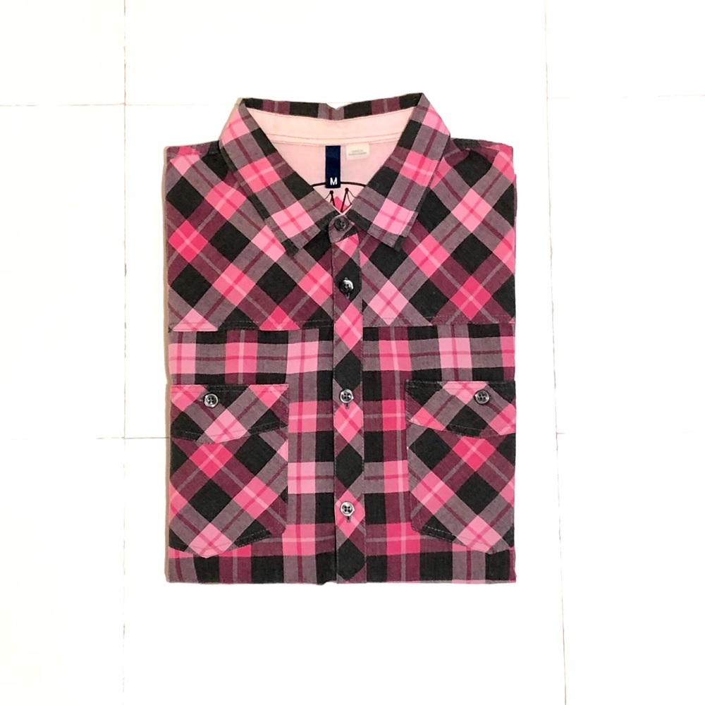 Casual Long-Sleeve Button Down